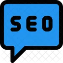 Seo Chat Seo Message Speech Bubble Icon