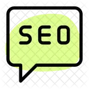 Seo Chat Seo Message Speech Bubble Icon