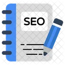 Seo Diary Notebook Notepad Icon