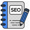 Seo Diary Notebook Notepad Icon