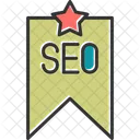 Marcador de SEO  Icono