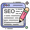 Seo Writing  Icon