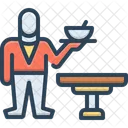 Serve Waiter Menial Icon