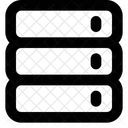 Website Server Three Database Icon