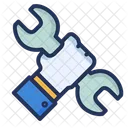 Service Key Hand Icon