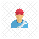 Worker Avatar Boy Icon