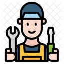 Man Repair Service Icon