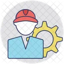 Service Man Technician Icon