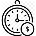 Clock Processing Schedule Icon