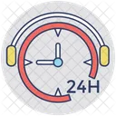 Servicio 24 horas  Icono