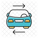 Servicio de coche compartido  Icono