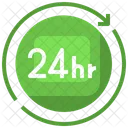 Servicios las 24 horas  Icono