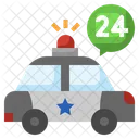 Servicios de policia las 24 horas  Icono