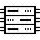 Servidor Base De Datos Almacenamiento Icono