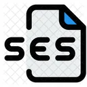 Ses File Audio File Audio Format Icon