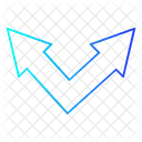Icone De Seta De Cruzamento Ícone