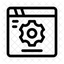Settings Backend Webpage Symbol