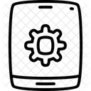 Mobile Settings Line Icon Icône