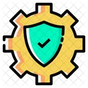 Settings Gear Shield Icon