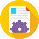 File Cog Setup Icon