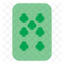 Seven Of Clubs  Icon