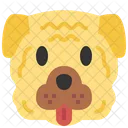 Shar Pei Hund Haustier Symbol