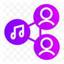 Share Music  Icon