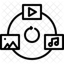 Sharing File Video Icon