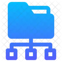Folder Sharing Network Icon