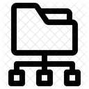 Folder Sharing Network Icon