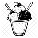 Shaved Ice Sweet Food Icon