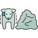 Sheep Wool Shearing Icon