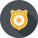 Sheriff Insignia Justicia Icono