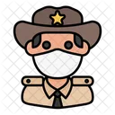 Sheriff Policia Avatar Icono