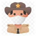 Sheriff Policia Avatar Icono