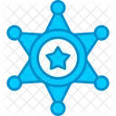 Sheriff Badge Cop Icon