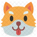 Shiba Inu Hund Haustier Symbol