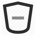 Shield Minus Shield Secure Icon