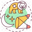 Animal Abuse Shine Icon