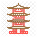 Shinto Shrine Building Symbol