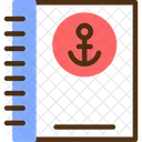 Ship S Log Nautical Journal Maritime Record Keeping Icon