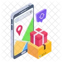 Tracking Location Shopping Location Mobile Navigation アイコン