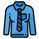 Shirt Necktie Long Icône