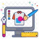 Shirt Design Graphic Design Shirt Printing Icon