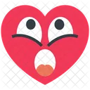 Heart Emoji Face Icon