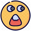 Shocked Surprised Emot Icon