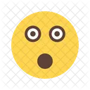 Shocked Emoji Face Icon