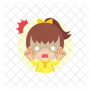 Shocked Little Girl  Icon