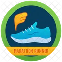 Shoes Banner Sports Badge Badge Icon