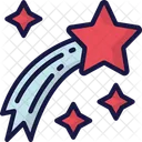 Shooting Star Sky Holidays Icon